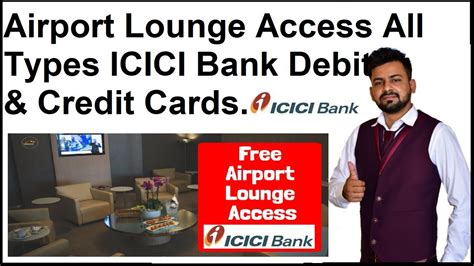 icici smart shopper platinum debit card airport lounge access|ICICI debit card renewal.